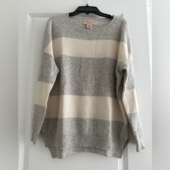 Philosophy striped cashmere sweater